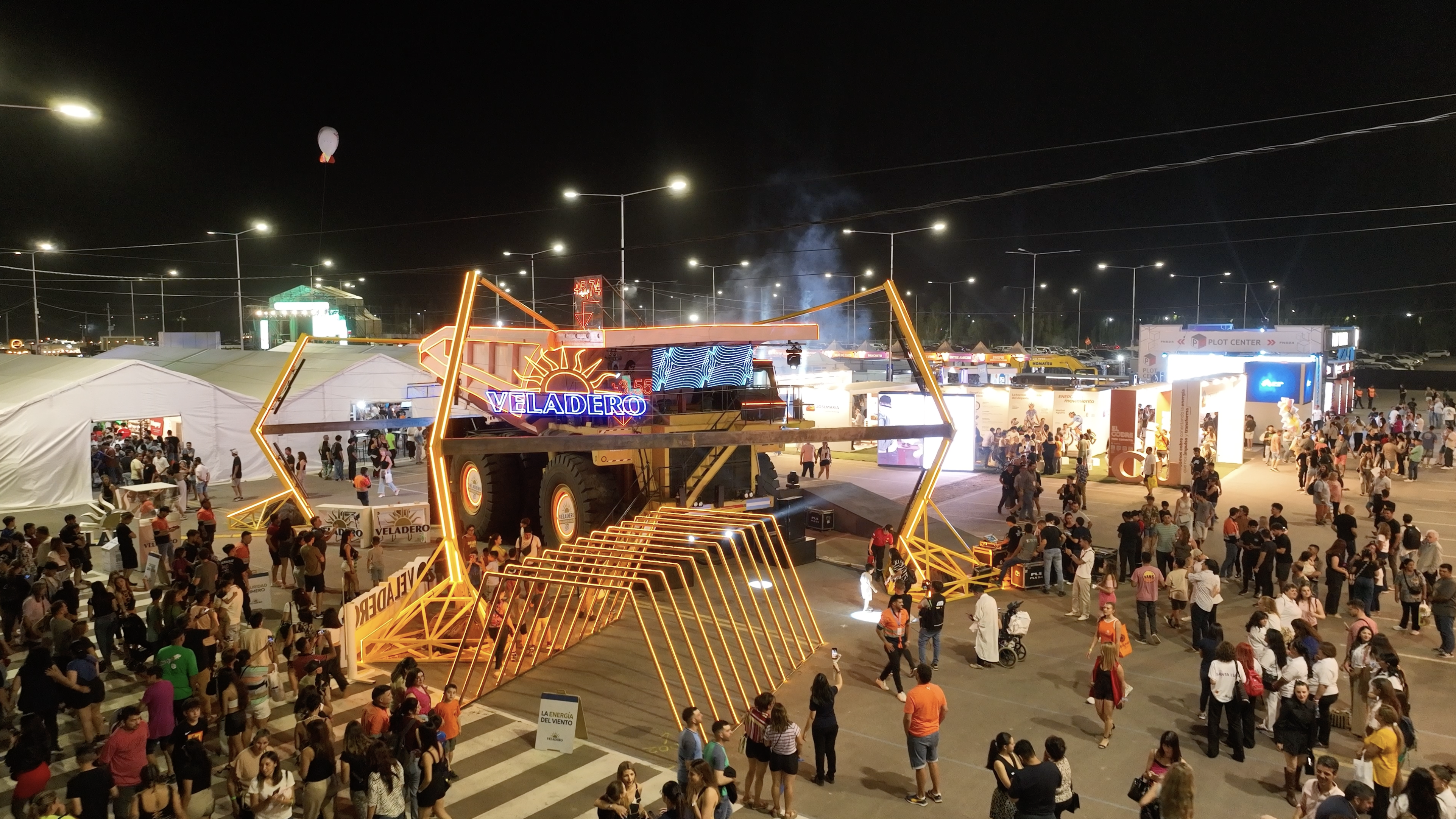 Veladero sorprendió al público en la Fiesta Nacional del Sol 2024